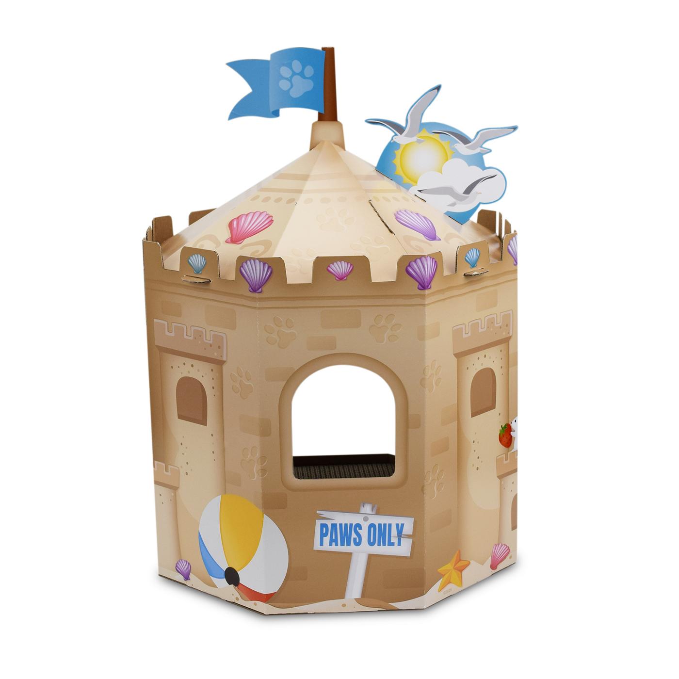 HappyCat Sand Castle Cat Scratcher; image 2 of 2