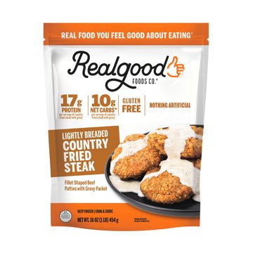 Real Good Foods Co. Frozen Country Fried Steak, 18 oz