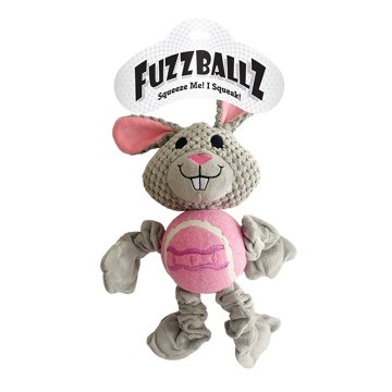 FuzzBallz Bunny Dog Toy