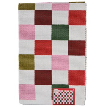 Destination Holiday Checkered Christmas Scatter Rug, 24" x 36"