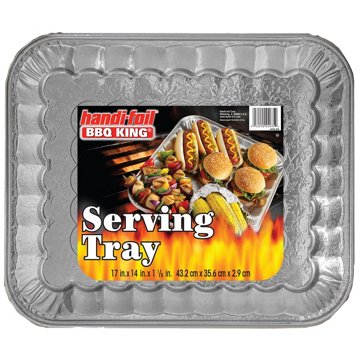 Handi-Foil BBQ King Foil Serving Tray, 17" x 14"