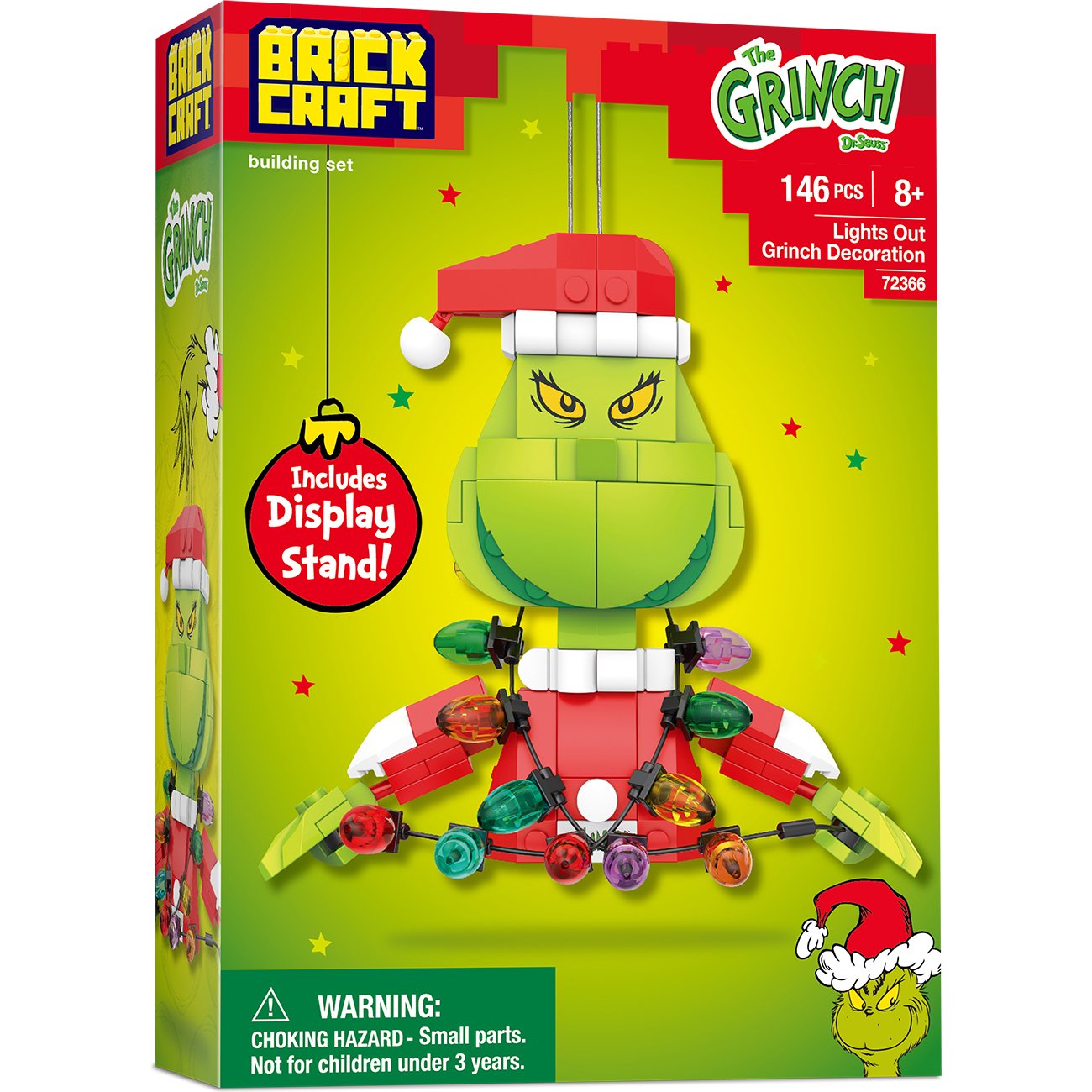 BrickCraft Lights Out Grinch Decoration Building Set - Shop Lego ...