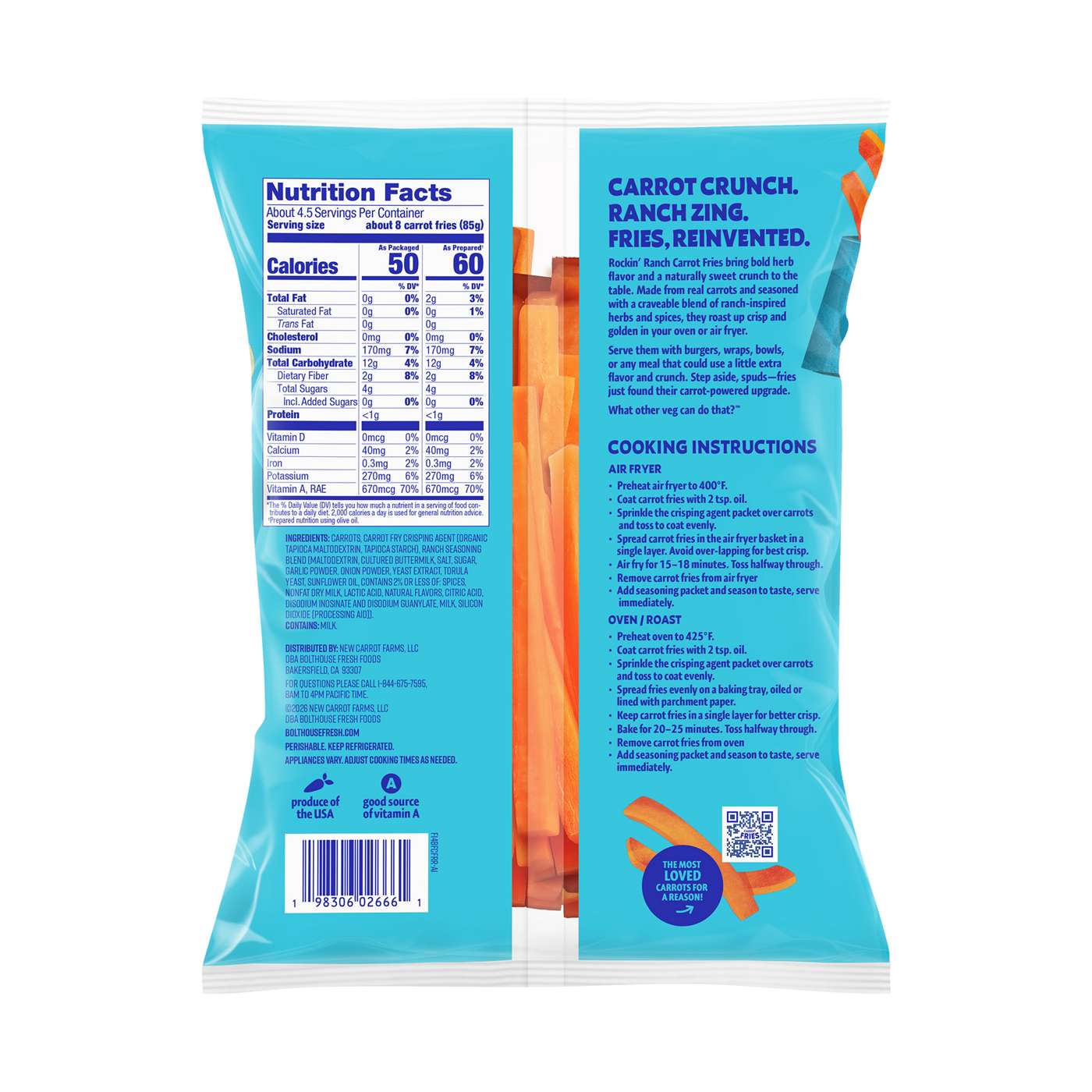 Bolthouse Farms Carrot Fries - Rockin' Ranch; image 2 of 2