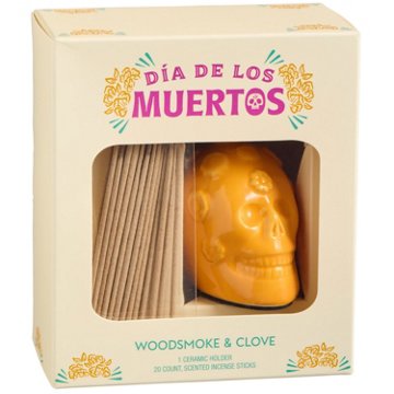 Destination Holiday Day of the Dead Skull Incense Kit
