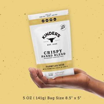 Kinder's Parmesan Herb Crispy Panko Blend, 5 oz