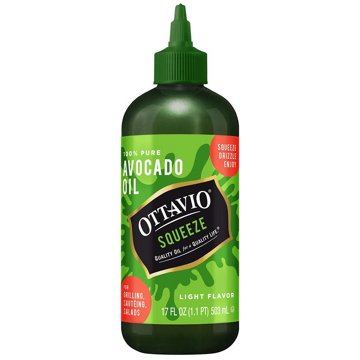 Ottavio Avocado Oil Squeeze Bottle, 17 oz