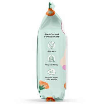 The Honey Pot Company Prebiotic Wipes, 30 ct