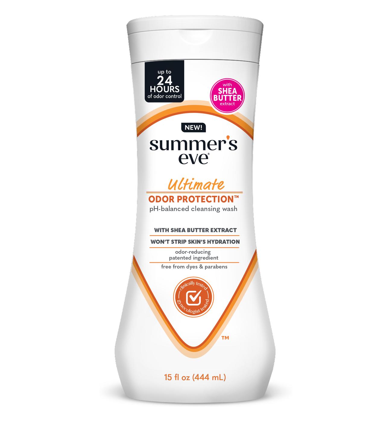 Summer's Eve Cleansing Wash Ultimate Odor Protection - Shea Butter; image 1 of 2