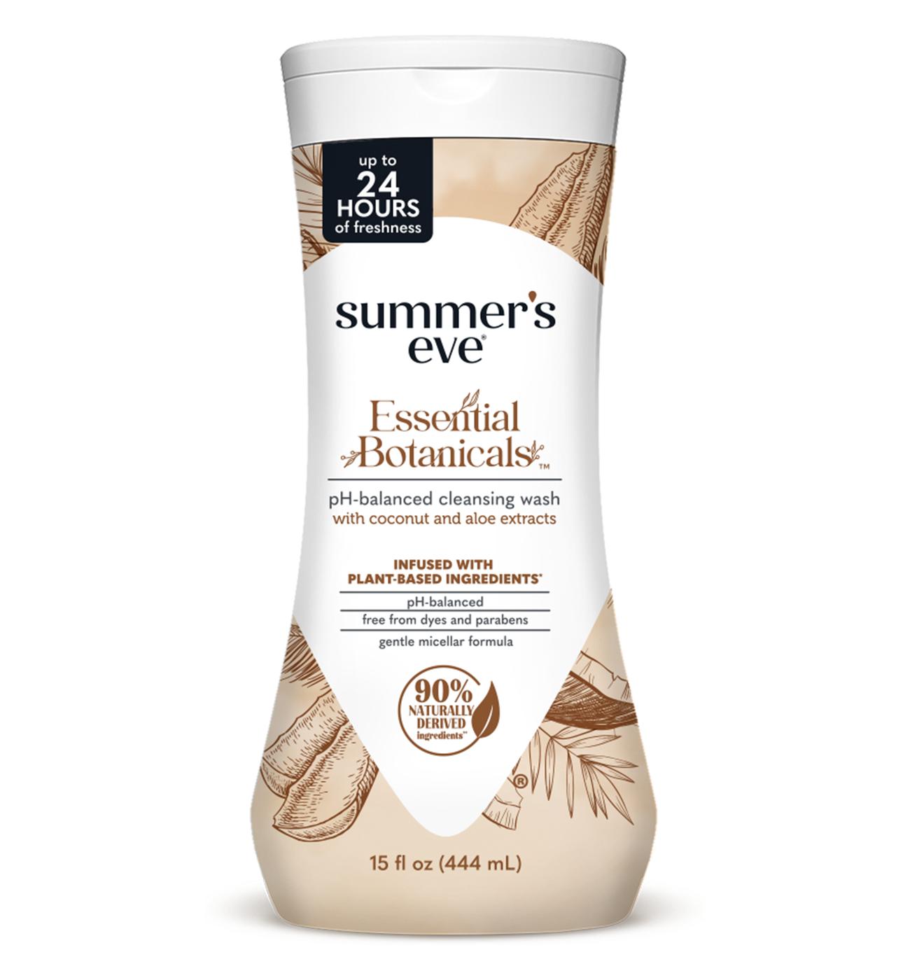 Summer's Eve Cleansing Wash Essential Botanicals - Coconut; image 1 of 2