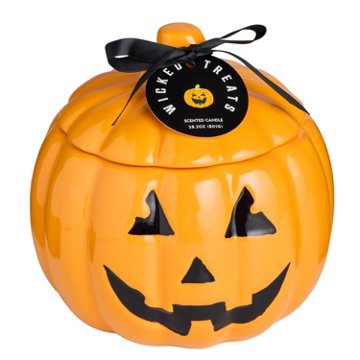 Destination Holiday Jack-o'-Lantern 3 Wick Halloween Candle - Wicked Treats Scent