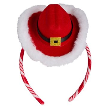 Destination Holiday Cowboy Santa Hat Headband