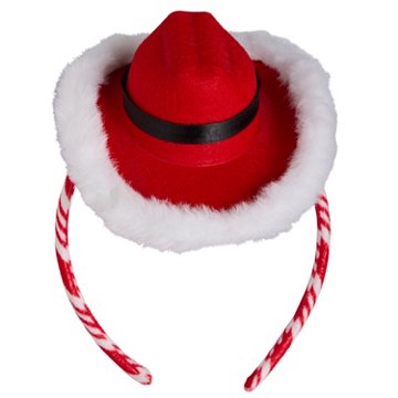 Destination Holiday Cowboy Santa Hat Headband