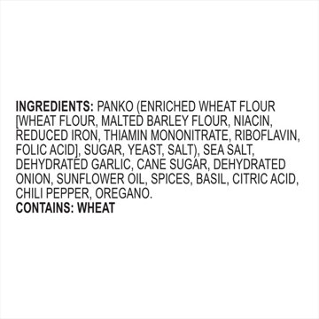 Kinder's Italian Herb Crispy Panko Blend, 5 oz