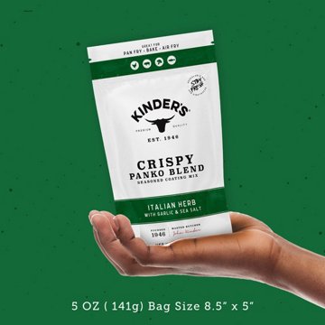 Kinder's Italian Herb Crispy Panko Blend, 5 oz