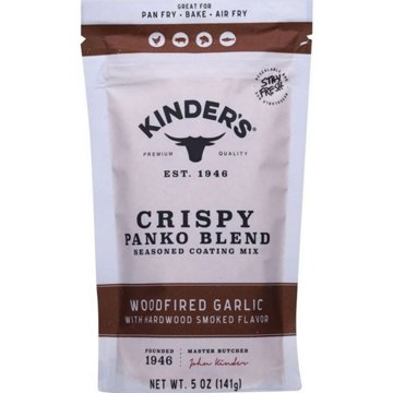 Kinder's Woodfired Garlic Crispy Panko Blend, 5 oz