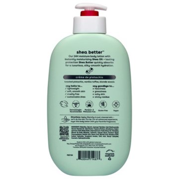 eos Shea Better 24H Moisture Body Lotion - Creme De Pistachio, 16 oz