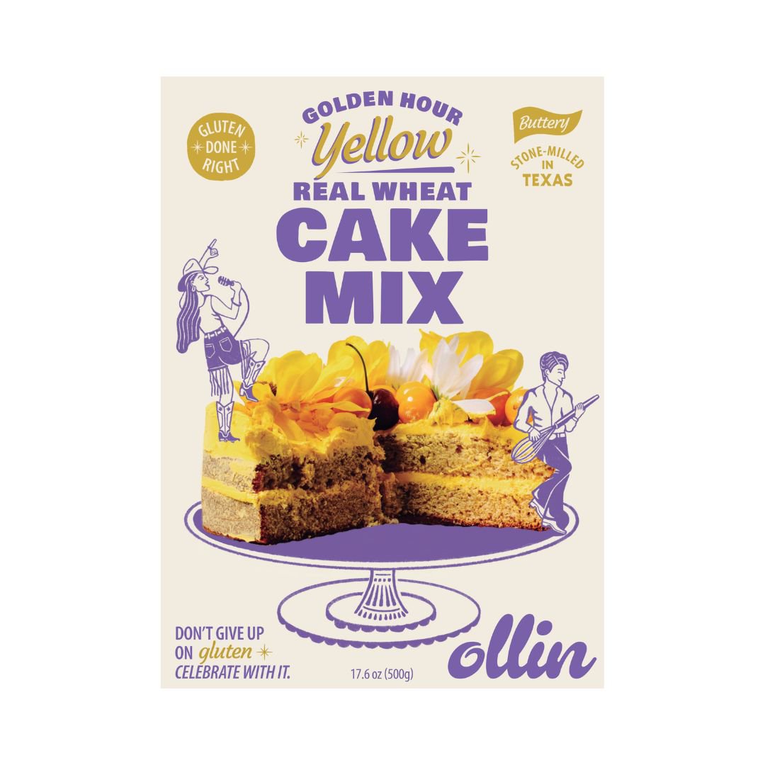 Ollin Golden Hour Yellow Cake Mix, 17.6 oz | Central Market