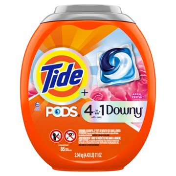 Tide PODS 4 In 1 Downy Laundry Detergent Pacs - April Fresh Scent