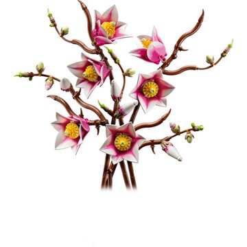 LEGO Botanical Magnolia Branches Building Set, 435 pc