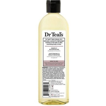 Dr Teal's Moisturizing Bath & Body Oil - Shea Butter & Almond Oil, 8.8 oz