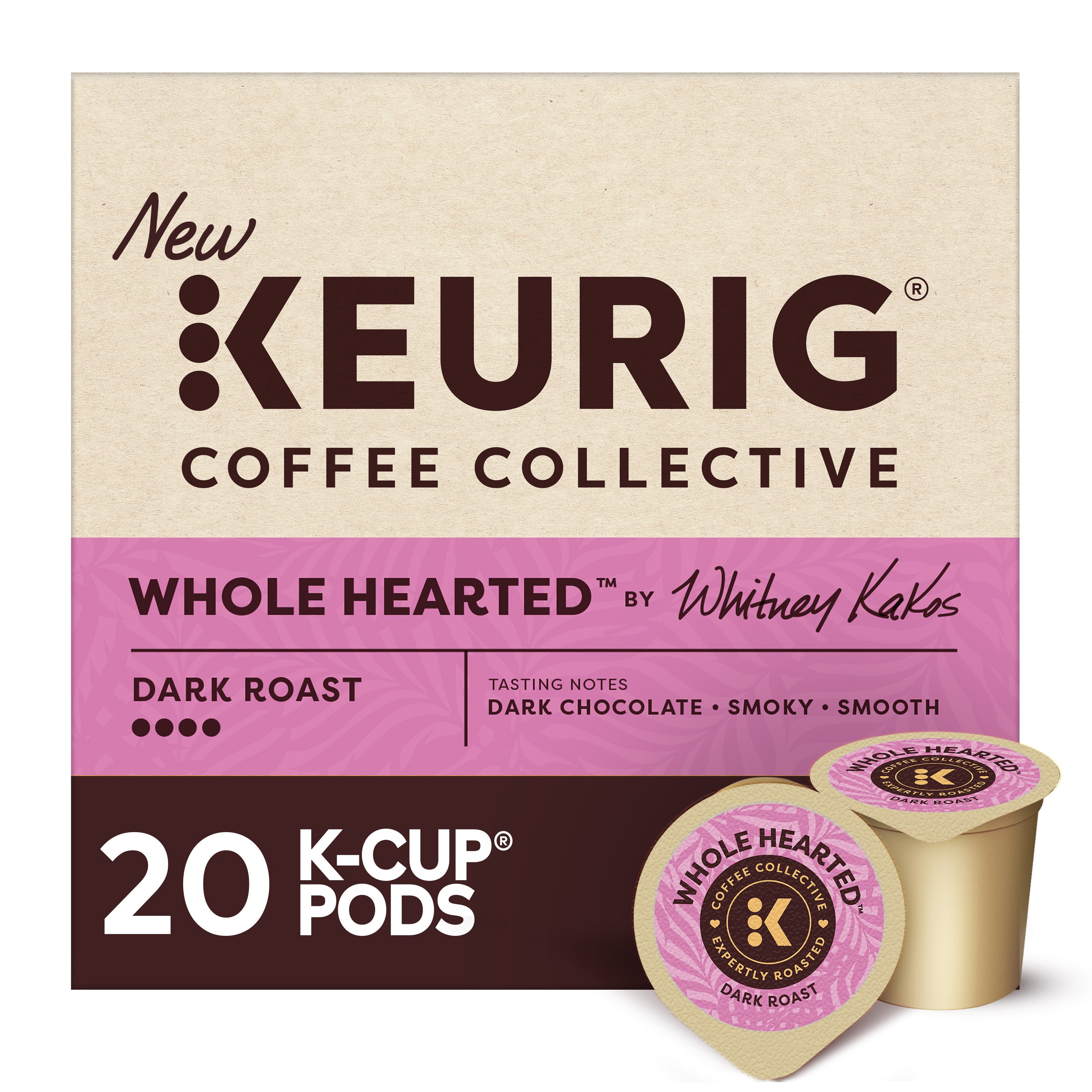 Keurig Coffee Collective Whole Hearted Dark Roast Single Serve