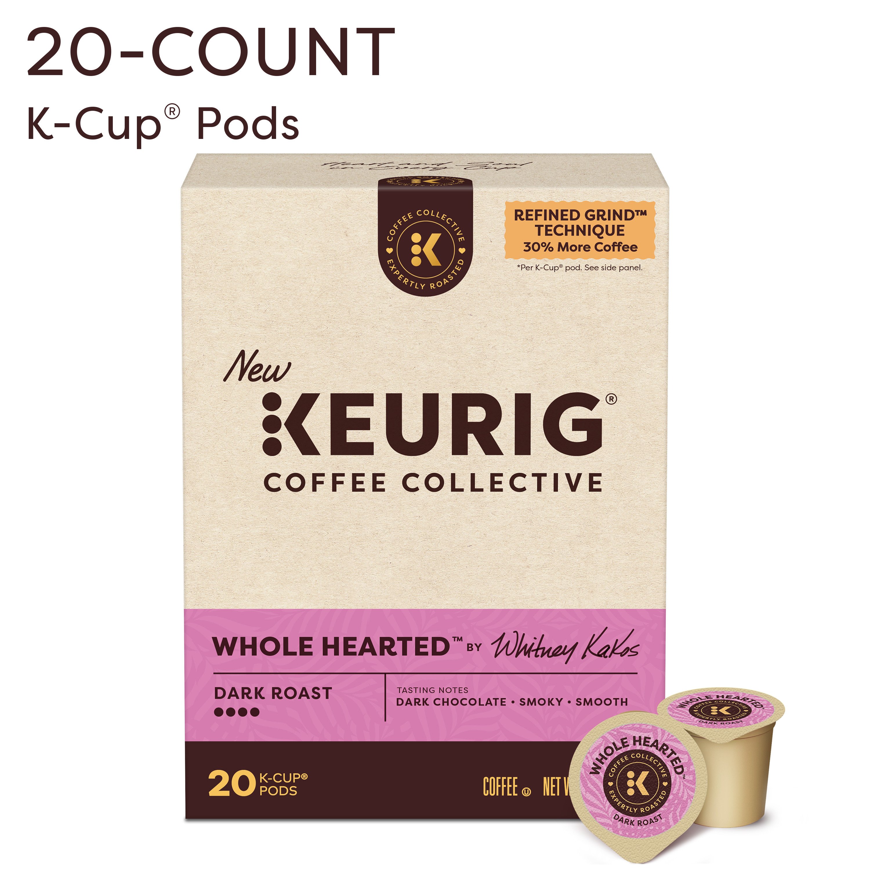 Keurig Coffee Collective Whole Hearted Dark Roast Single Serve