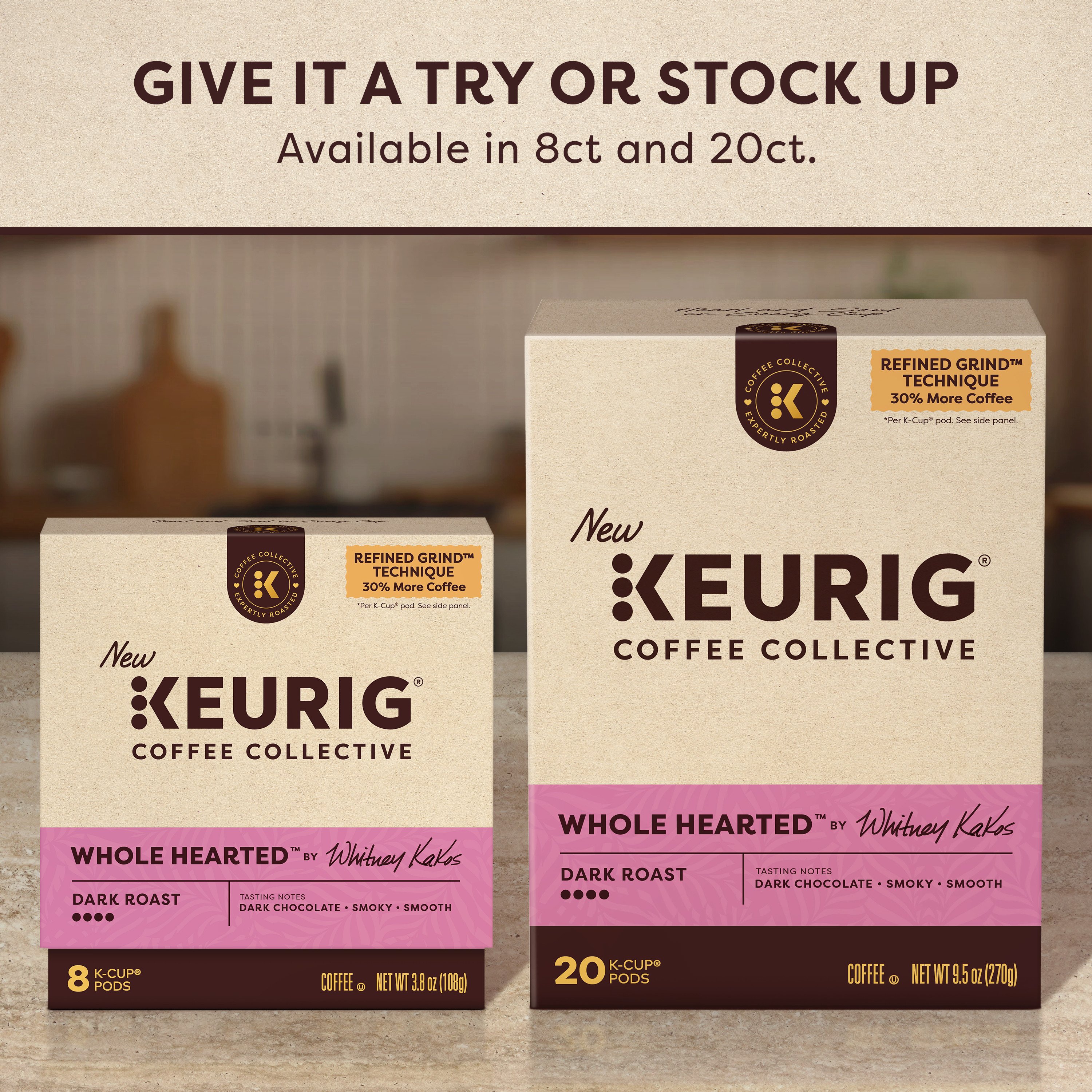 Keurig Coffee Collective Whole Hearted Dark Roast Single Serve