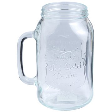 our goods Mason Jar Style Glass Pitcher, 91 oz