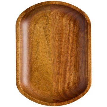 our goods Oval Acacia Wood Serving Tray
