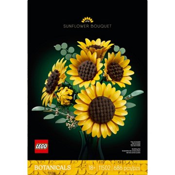 LEGO Botanical Sunflower Bouquet Building Set, 686 pc