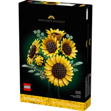 LEGO Botanical Sunflower Bouquet Building Set, 686 pc