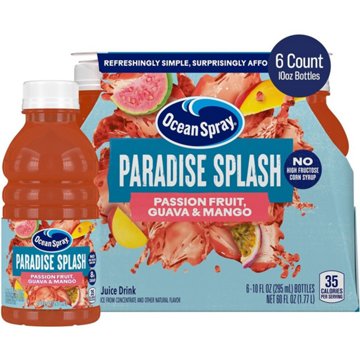Ocean Spray Paradise Splash Juice 6 pk Bottles - Shop Juice at H-E-B