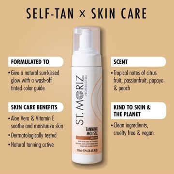 St. Moriz Professional Tanning Mousse - Medium