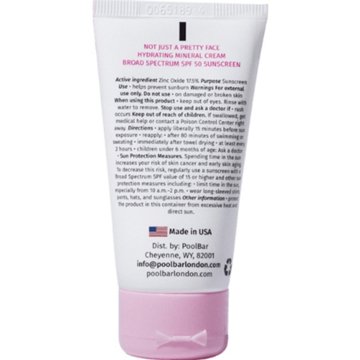 PoolBar Not Just a Pretty Face Mineral Sunscreen Lotion - SPF 50
