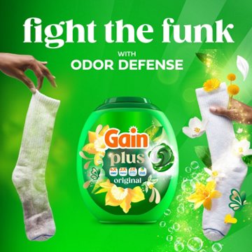 Gain Plus Flings Liquid Washing Detergent Pacs - Original Scent
