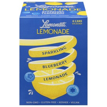 Lemonati Sparkling Blueberry Lemonade 4 pk Cans
