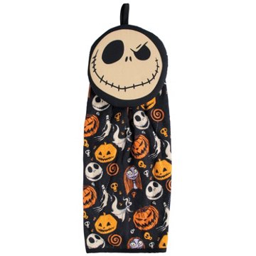 The Nightmare Before Christmas Cotton Towel With Jack Skellington Head