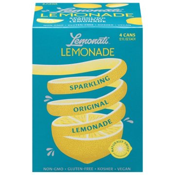 Lemonati Sparkling Original Lemonade 4 pk Cans