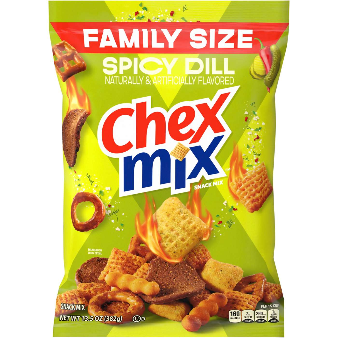 Chex Mix Spicy Dill Snack Mix - Family Size; image 1 of 5