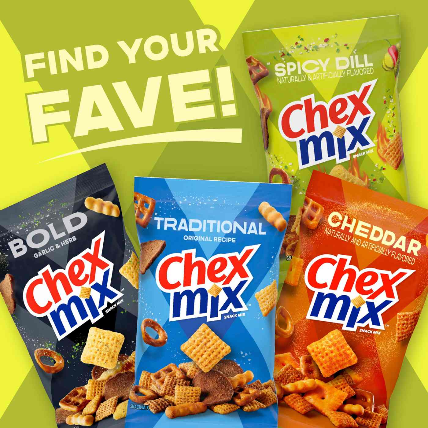 Chex Mix Spicy Dill Snack Mix - Family Size; image 2 of 5