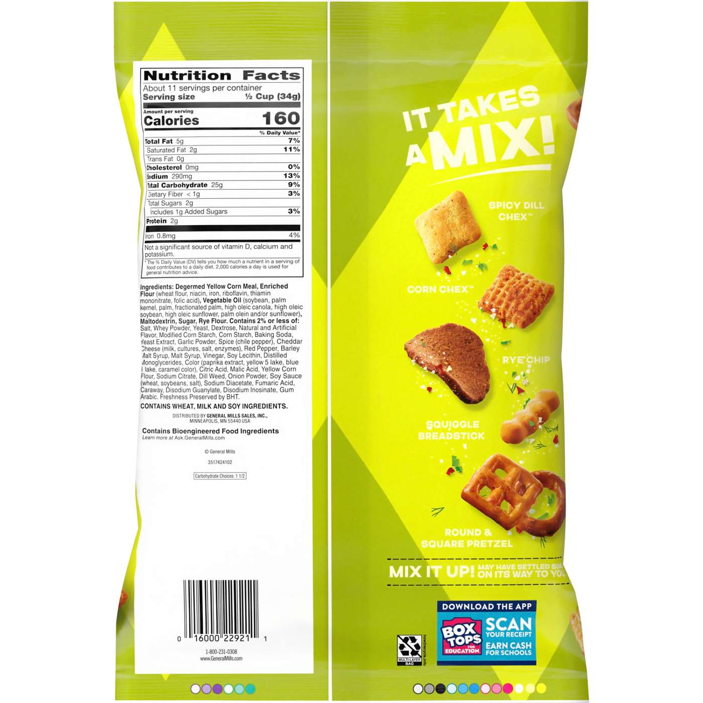 Chex Mix Spicy Dill Snack Mix - Family Size; image 4 of 5