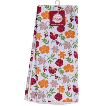 Destination Holiday Microfiber Kitchen Towel - Fall Floral
