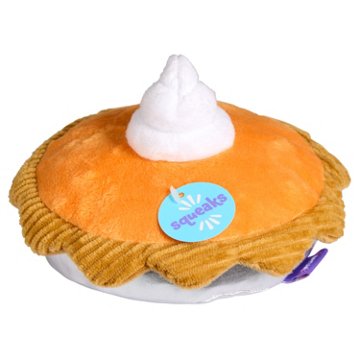 Woof & Whiskers Pumpkin Pie Dog Toy