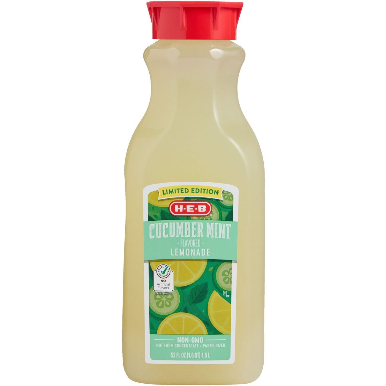 H-E-B Lemonade - Cucumber Mint - Shop Juice at H-E-B