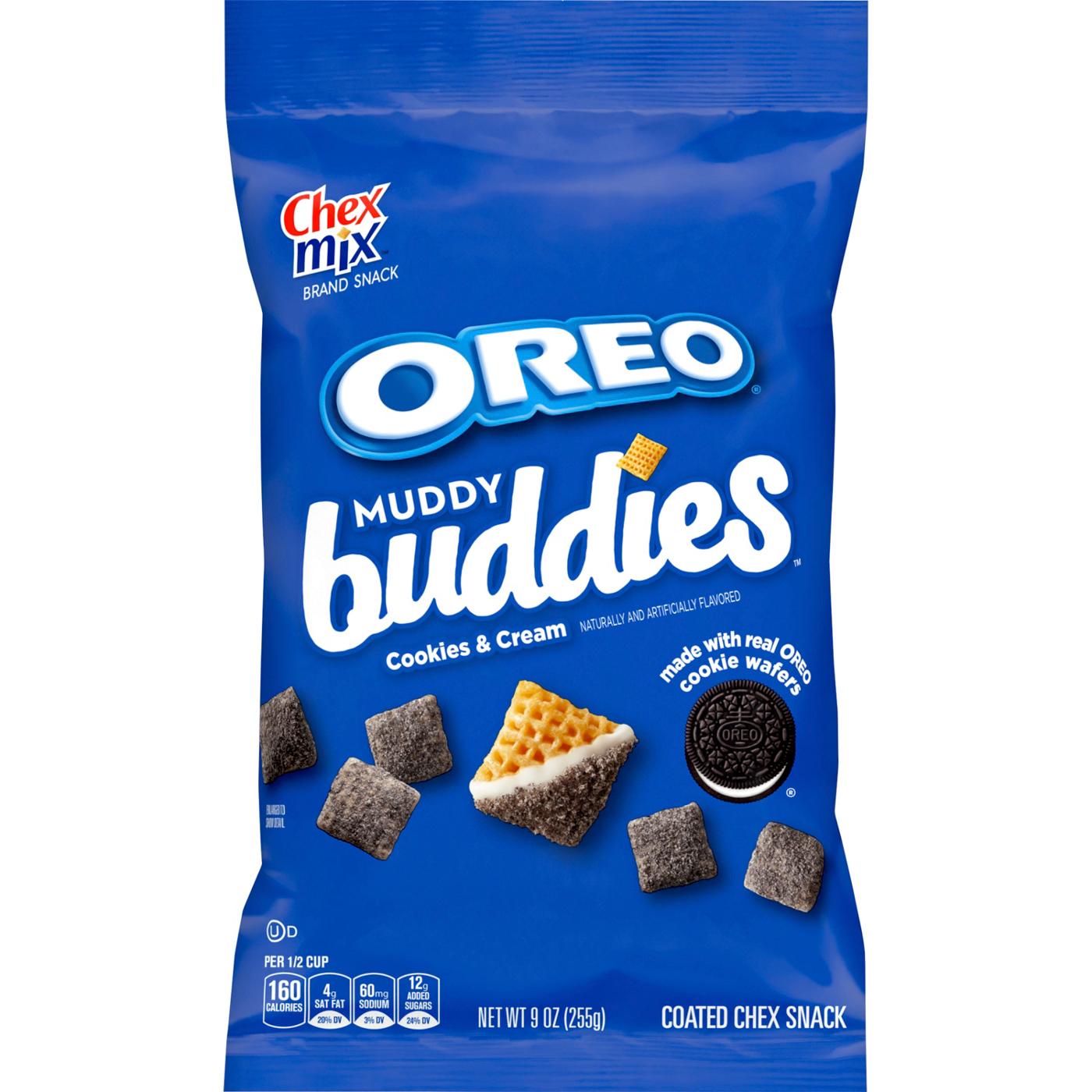Chex Mix Muddy Buddies Oreo Cookies & Cream Snack; image 1 of 5