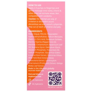 plusOne Spark Arousal Serum, 1.5 oz