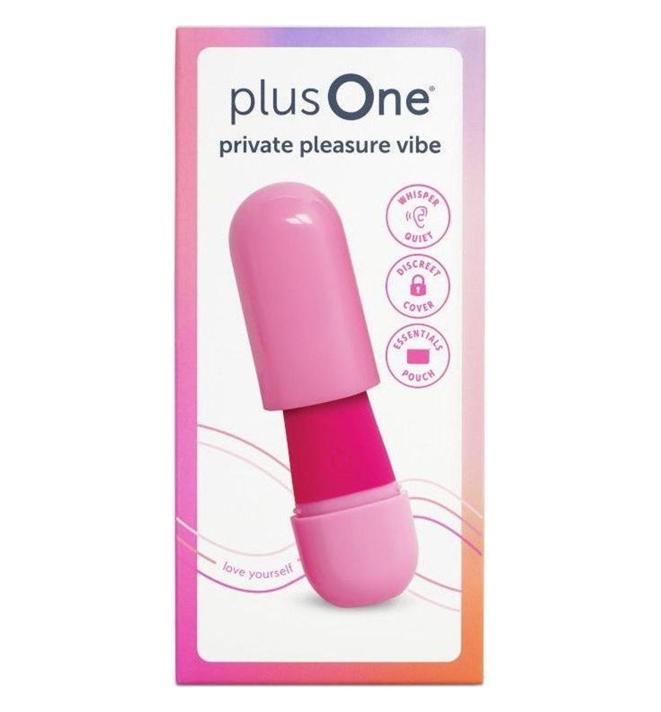 plusOne Private Pleasure Bullet Vibrator; image 1 of 2