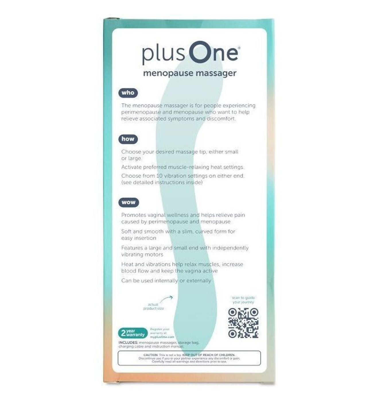 plusOne Menopause Massager; image 2 of 2