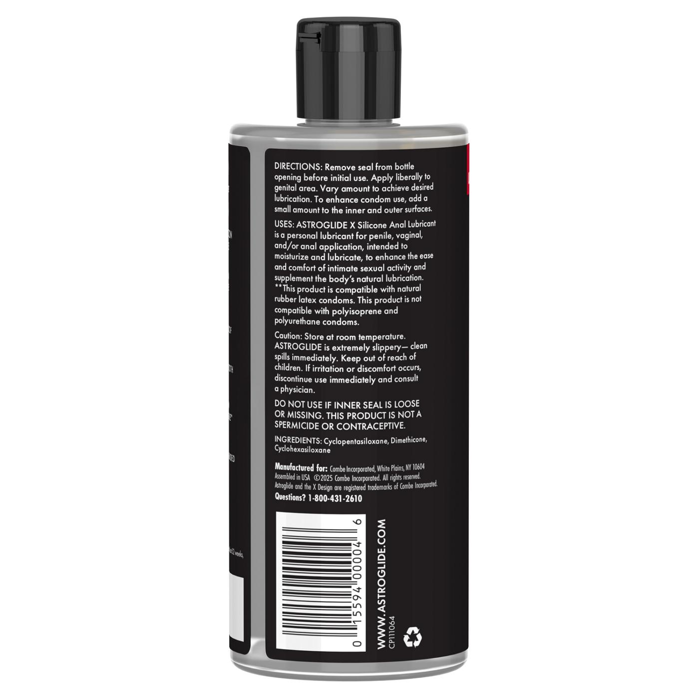 Astroglide X Silicone Personal Lubricant; image 2 of 2