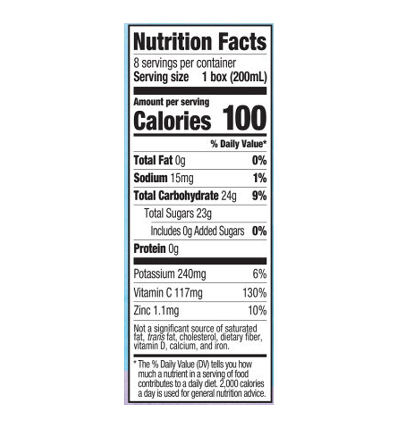 Juicy Juice Immune System Support 100% Juice 8 pk Boxes - Berry Punch; image 3 of 3